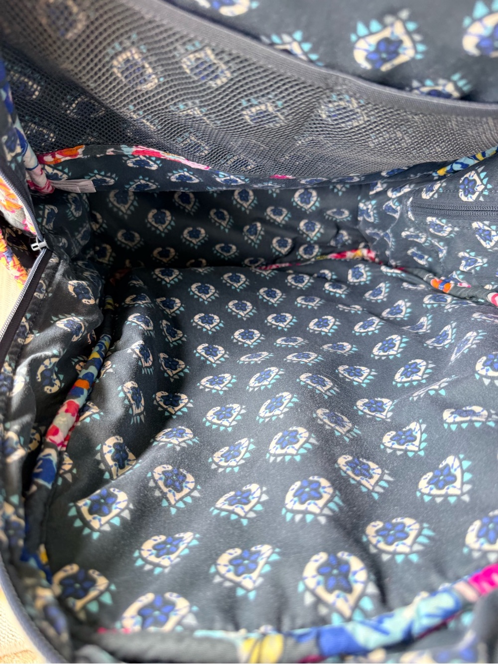 Vera Bradley campus Backpack in Pretty Posies - Picture 3 of 16